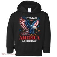 250 Anniversary USA Eagle 1776-2026 American Patriotic Toddler Hoodie thumb 0