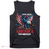 250 Anniversary USA Eagle 1776-2026 American Patriotic Tank Top thumb 0