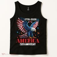 250 Anniversary USA Eagle 1776-2026 American Patriotic Tank Top thumb 2