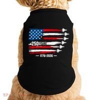 250th Anniversary USA Patriotic 250 Years American Doggie Tank thumb 0