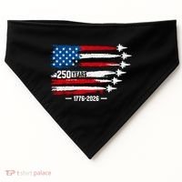 250th Anniversary USA Patriotic 250 Years American USA-Made Doggie Bandana thumb 0