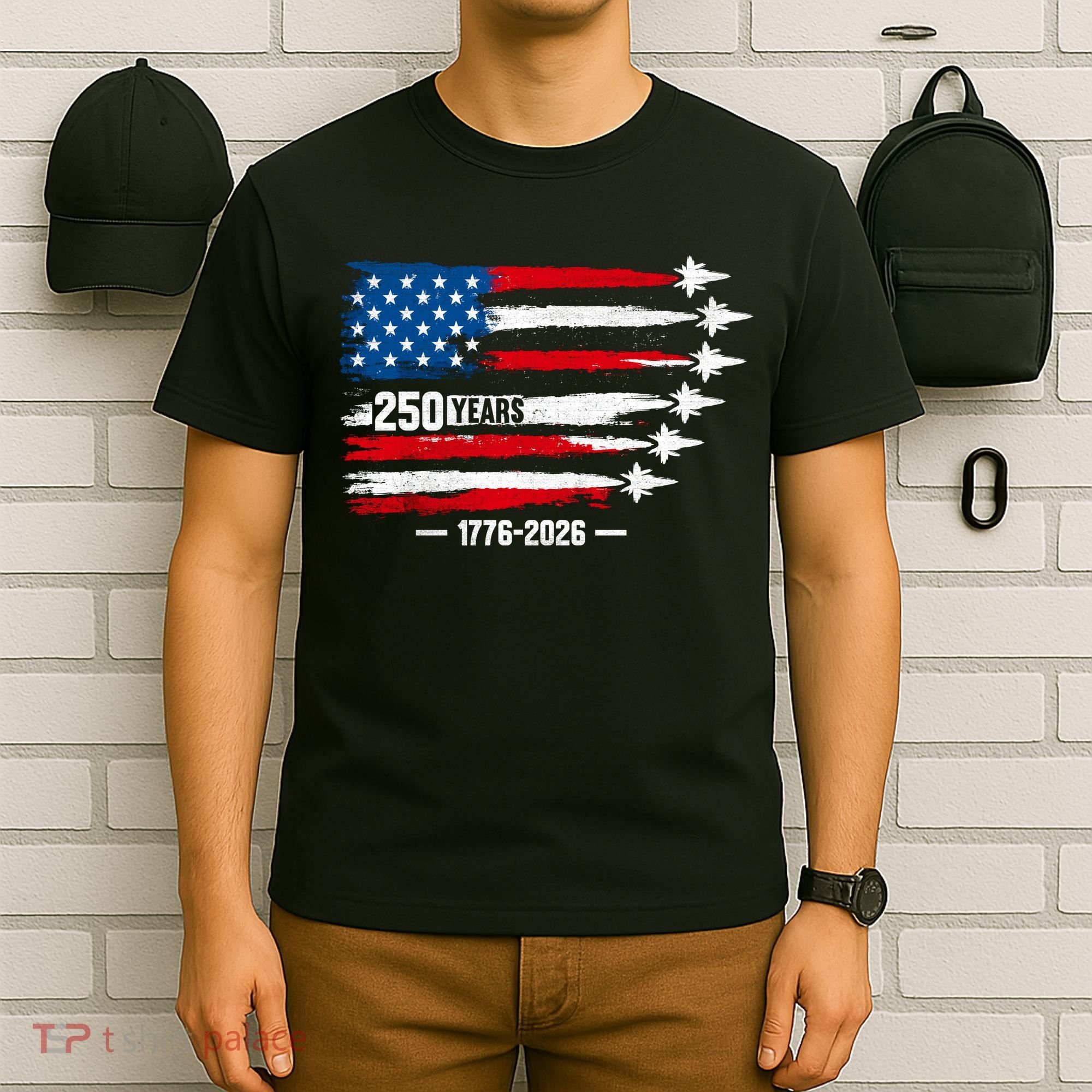 250th Anniversary USA Patriotic 250 Years American T-Shirt