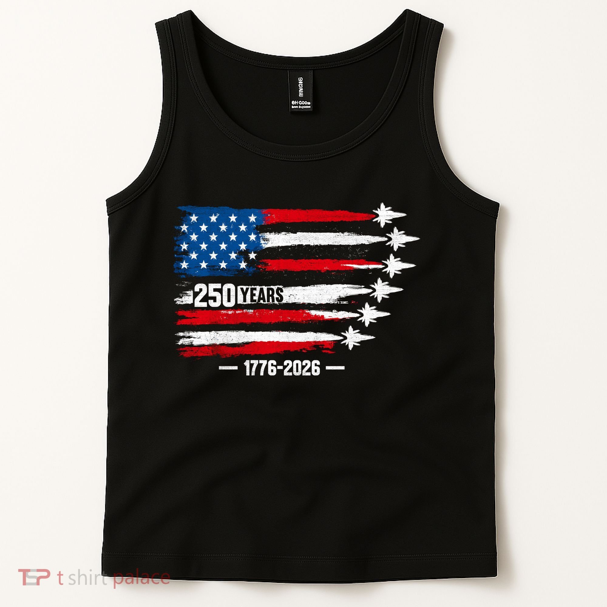 250th Anniversary USA Patriotic 250 Years American Tank Top