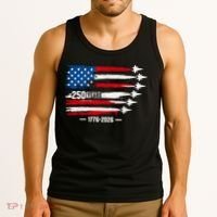 250th Anniversary USA Patriotic 250 Years American Tank Top thumb 3