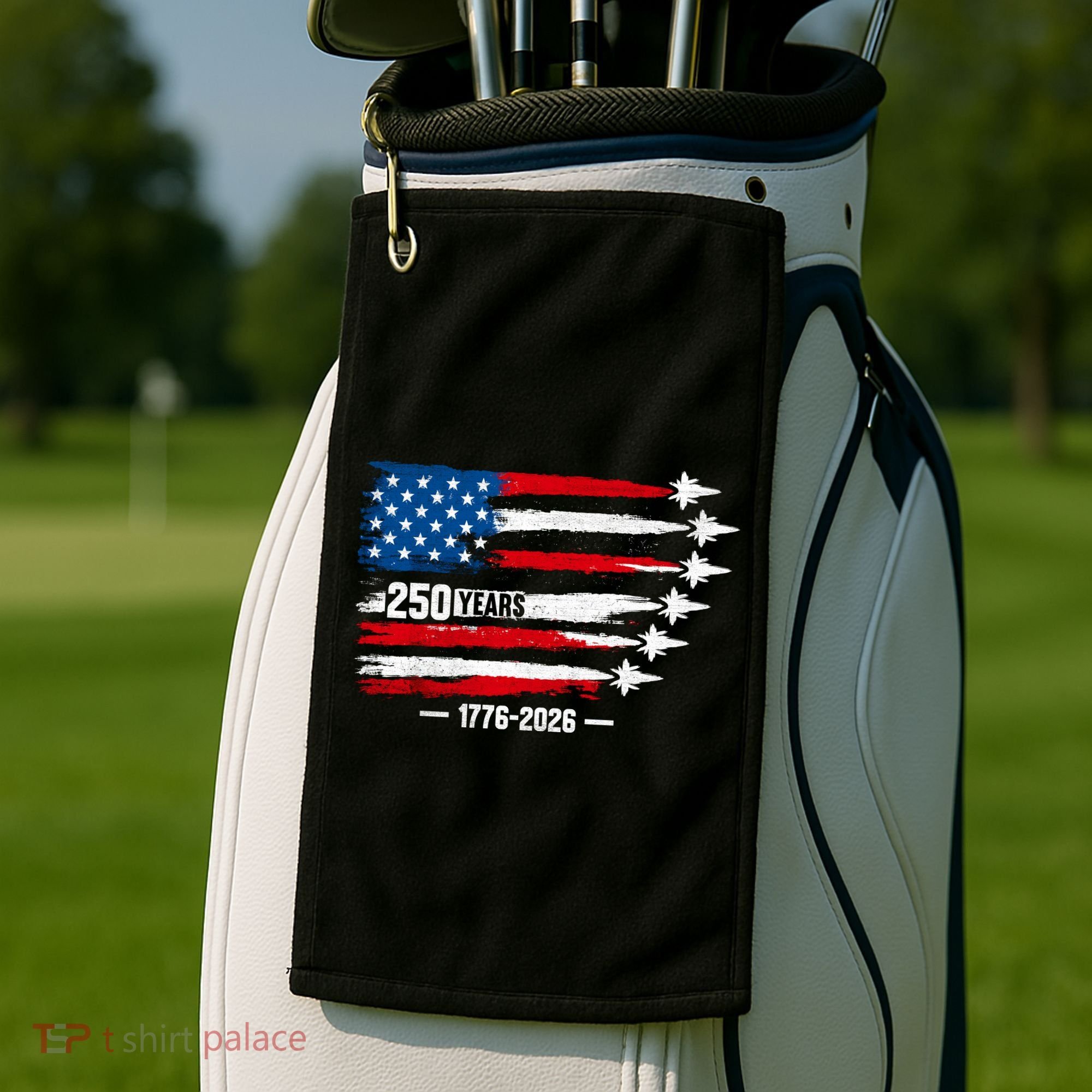 250th Anniversary USA Patriotic 250 Years American Golf Towel