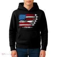 250th Anniversary USA Patriotic 250 Years American Kids Hoodie thumb 4