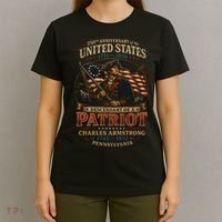 250th Anniversary United States Descendant Of A Patriot T-Shirt thumb 4