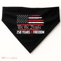 250 Anniversary Years Of Freedom USA USA-Made Doggie Bandana thumb 0