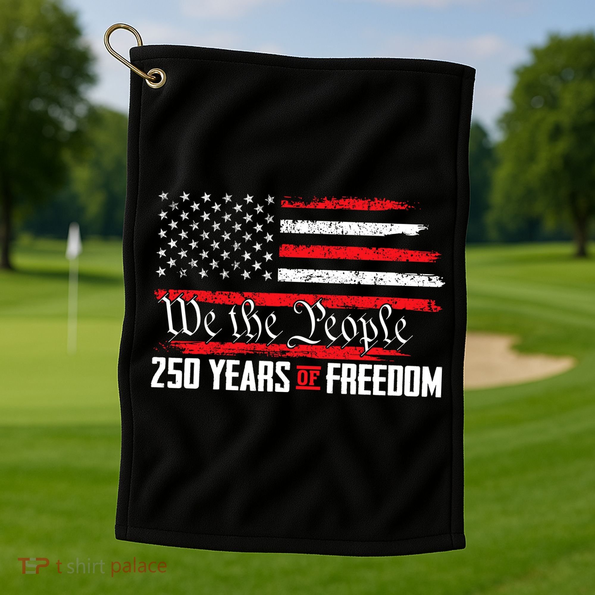 250 Anniversary Years Of Freedom USA Golf Towel