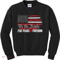 250 Anniversary Years Of Freedom USA Kids Sweatshirt thumb 0