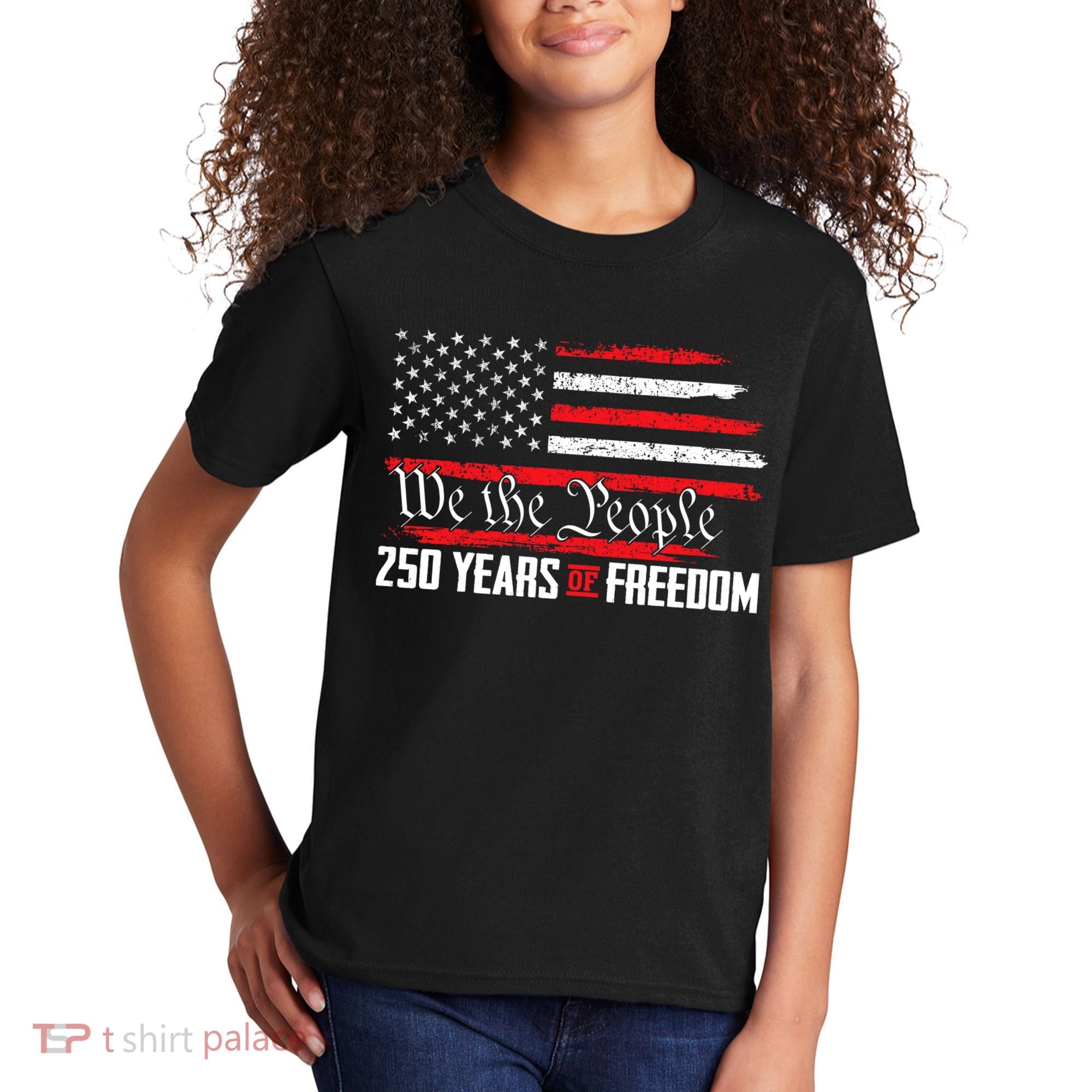 250 Anniversary Years Of Freedom USA Kids T-Shirt