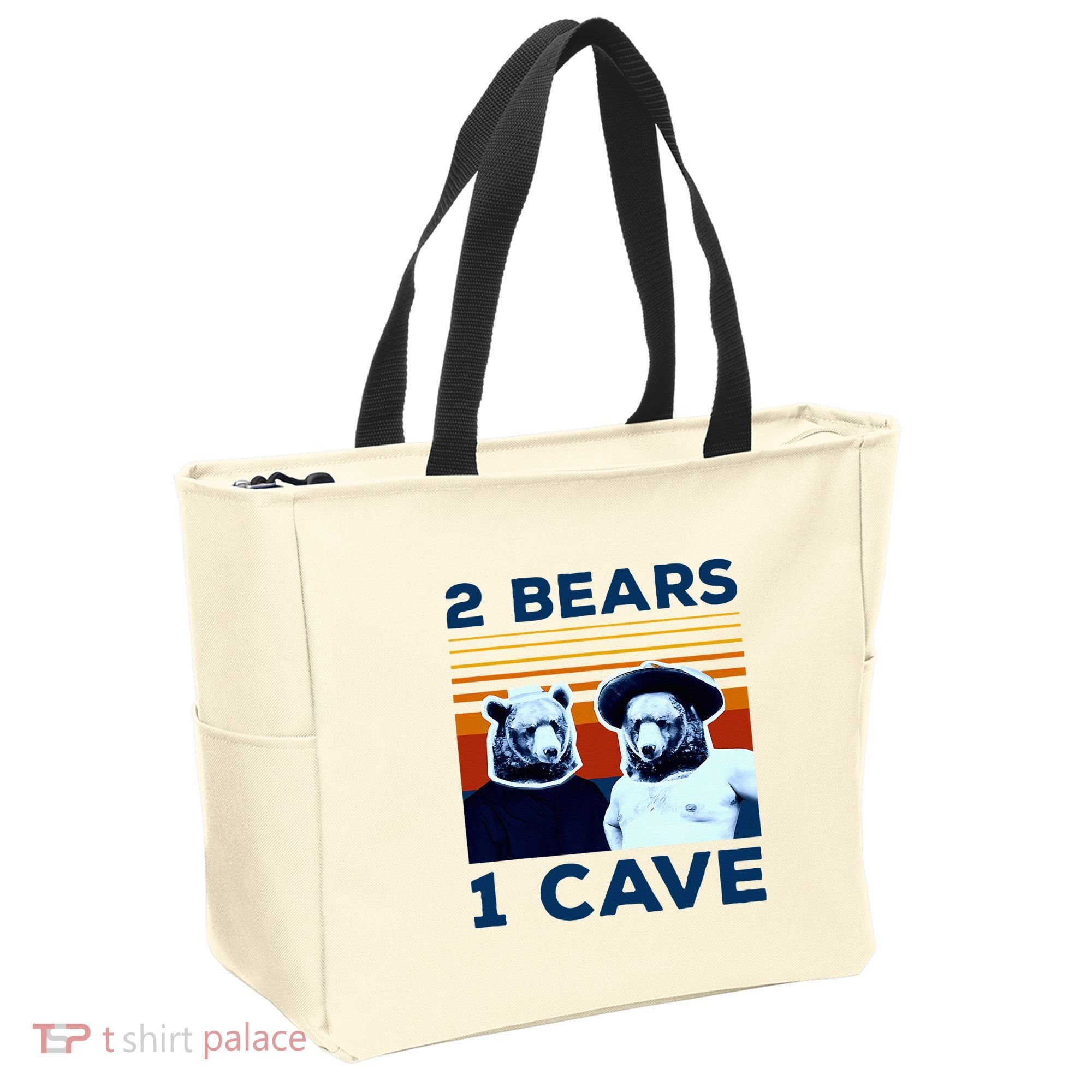 2 Bears 1 Cave Tote Bag