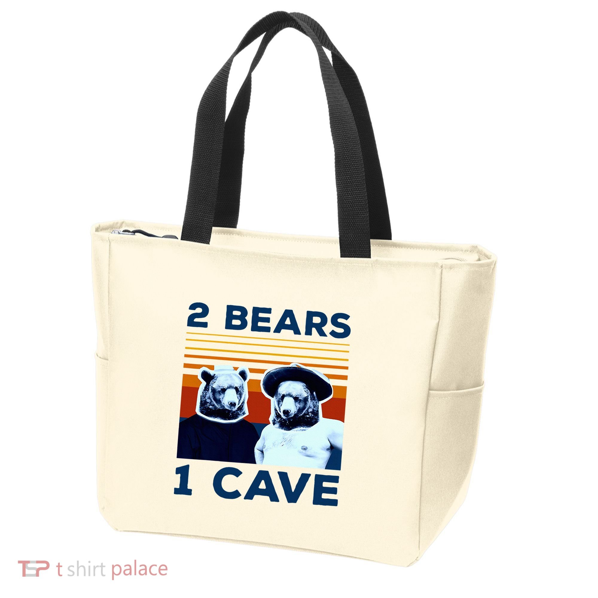 2 Bears 1 Cave Tote Bag