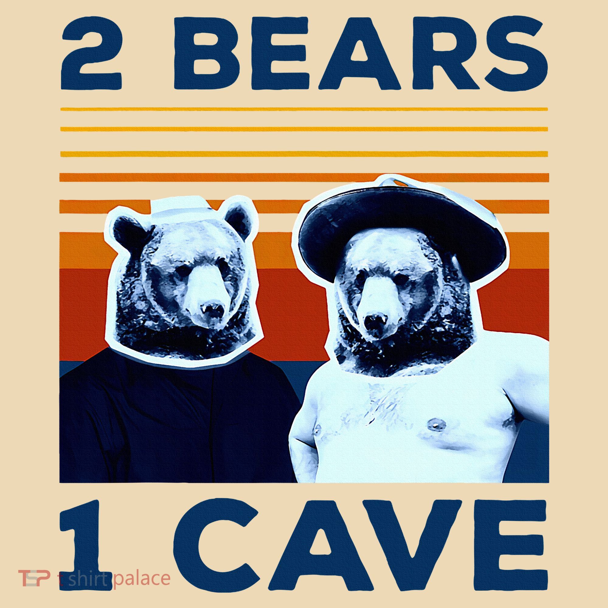 2 Bears 1 Cave Tote Bag