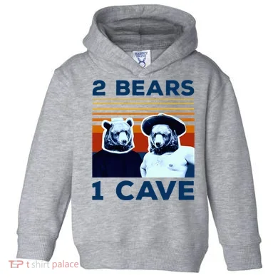 2 Bears 1 Cave Toddler Hoodie