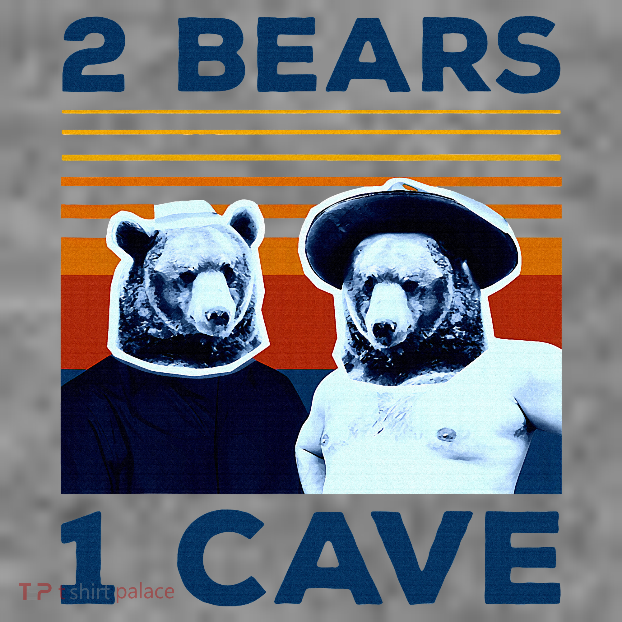 2 Bears 1 Cave Toddler Hoodie