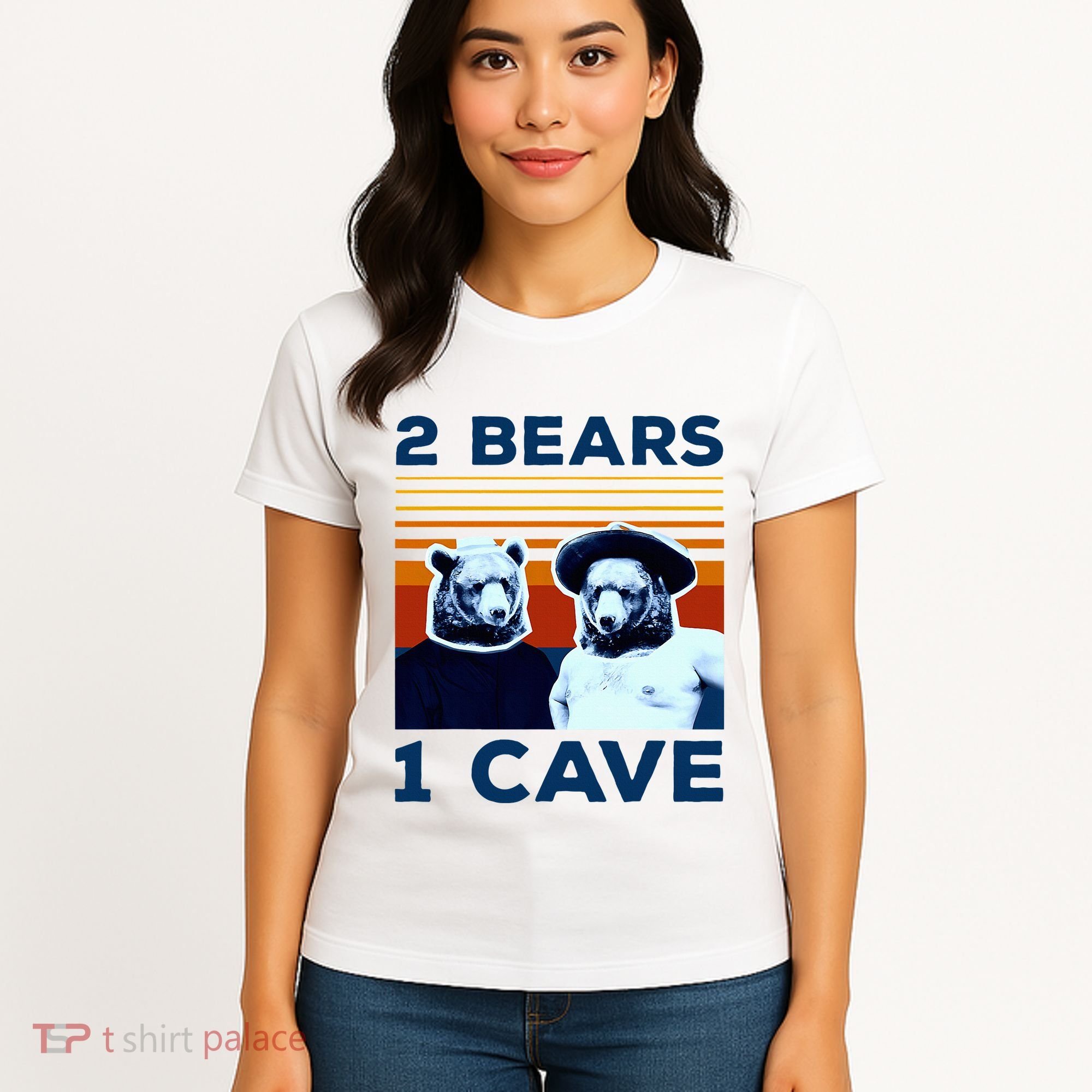 2 Bears 1 Cave Women's T-Shirt