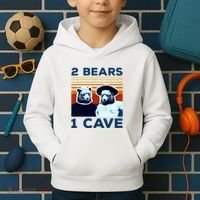 2 Bears 1 Cave Kids Hoodie thumb 2