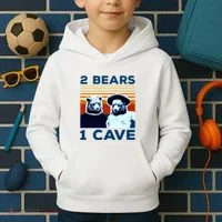 2 Bears 1 Cave Kids Hoodie thumb 2