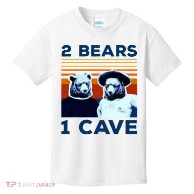2 Bears 1 Cave Kids T-Shirt