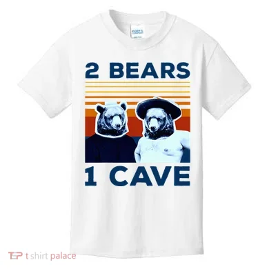 2 Bears 1 Cave Kids T-Shirt