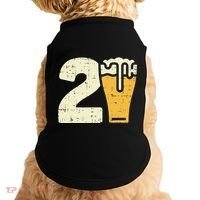 21 Beer 21st Birthday Bday Party Year Old Doggie Tank thumb 0