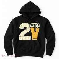 21 Beer 21st Birthday Bday Party Year Old Hoodie thumb 0