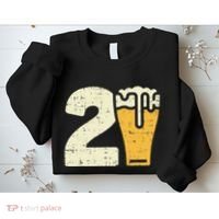 21 Beer 21st Birthday Bday Party Year Old Sweatshirt thumb 2
