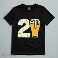 21 Beer 21st Birthday Bday Party Year Old T-Shirt thumb 5