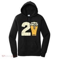 21 Beer 21st Birthday Bday Party Year Old Women's Hoodie thumb 0