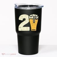 21 Beer 21st Birthday Bday Party Year Old Tumbler thumb 0
