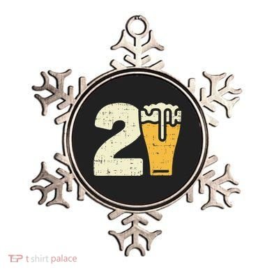 21 Beer 21st Birthday Bday Party Year Old Ornament