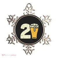 21 Beer 21st Birthday Bday Party Year Old Ornament thumb 0