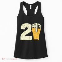 21 Beer 21st Birthday Bday Party Year Old Women's Tank Top thumb 0