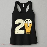 21 Beer 21st Birthday Bday Party Year Old Women's Tank Top thumb 3