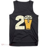 21 Beer 21st Birthday Bday Party Year Old Tank Top thumb 0