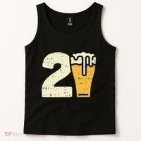 21 Beer 21st Birthday Bday Party Year Old Tank Top thumb 2