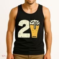 21 Beer 21st Birthday Bday Party Year Old Tank Top thumb 3