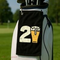 21 Beer 21st Birthday Bday Party Year Old Golf Towel thumb 2