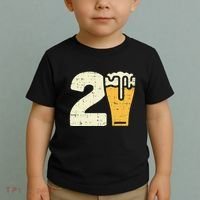 21 Beer 21st Birthday Bday Party Year Old Toddler T-Shirt thumb 2