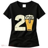 21 Beer 21st Birthday Bday Party Year Old Women's T-Shirt thumb 0