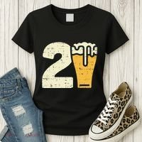 21 Beer 21st Birthday Bday Party Year Old Women's T-Shirt thumb 3