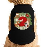 2nd Birthday 2 Year Old Woodland Animals Doggie Tank thumb 0