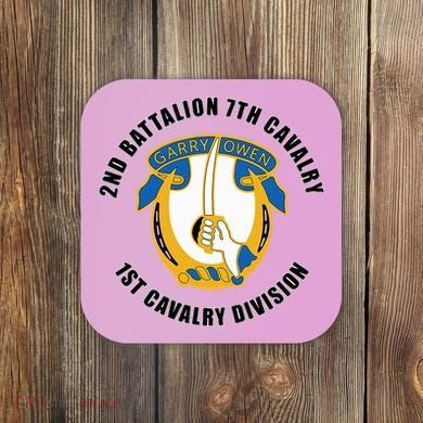 2nd Battalion 7th Cavalry 1st Cavalry Division Veteran Coaster
