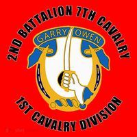 2nd Battalion 7th Cavalry 1st Cavalry Division Veteran Santa Hat thumb 1