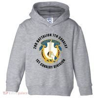 2nd Battalion 7th Cavalry 1st Cavalry Division Veteran Toddler Hoodie thumb 0