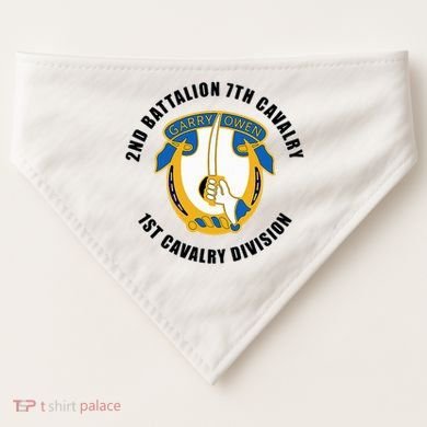 2nd Battalion 7th Cavalry 1st Cavalry Division Veteran USA-Made Doggie Bandana