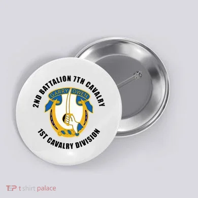 2nd Battalion 7th Cavalry 1st Cavalry Division Veteran Button