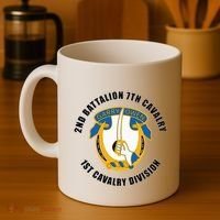 2nd Battalion 7th Cavalry 1st Cavalry Division Veteran Coffee Mug thumb 4