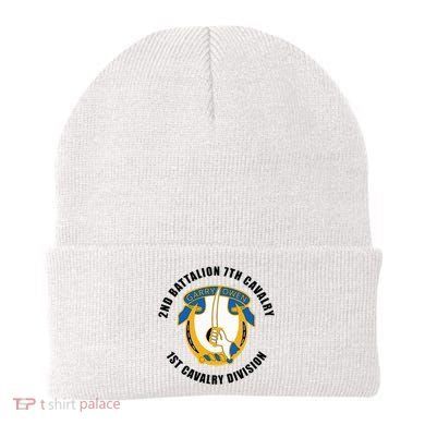 2nd Battalion 7th Cavalry 1st Cavalry Division Veteran Beanie